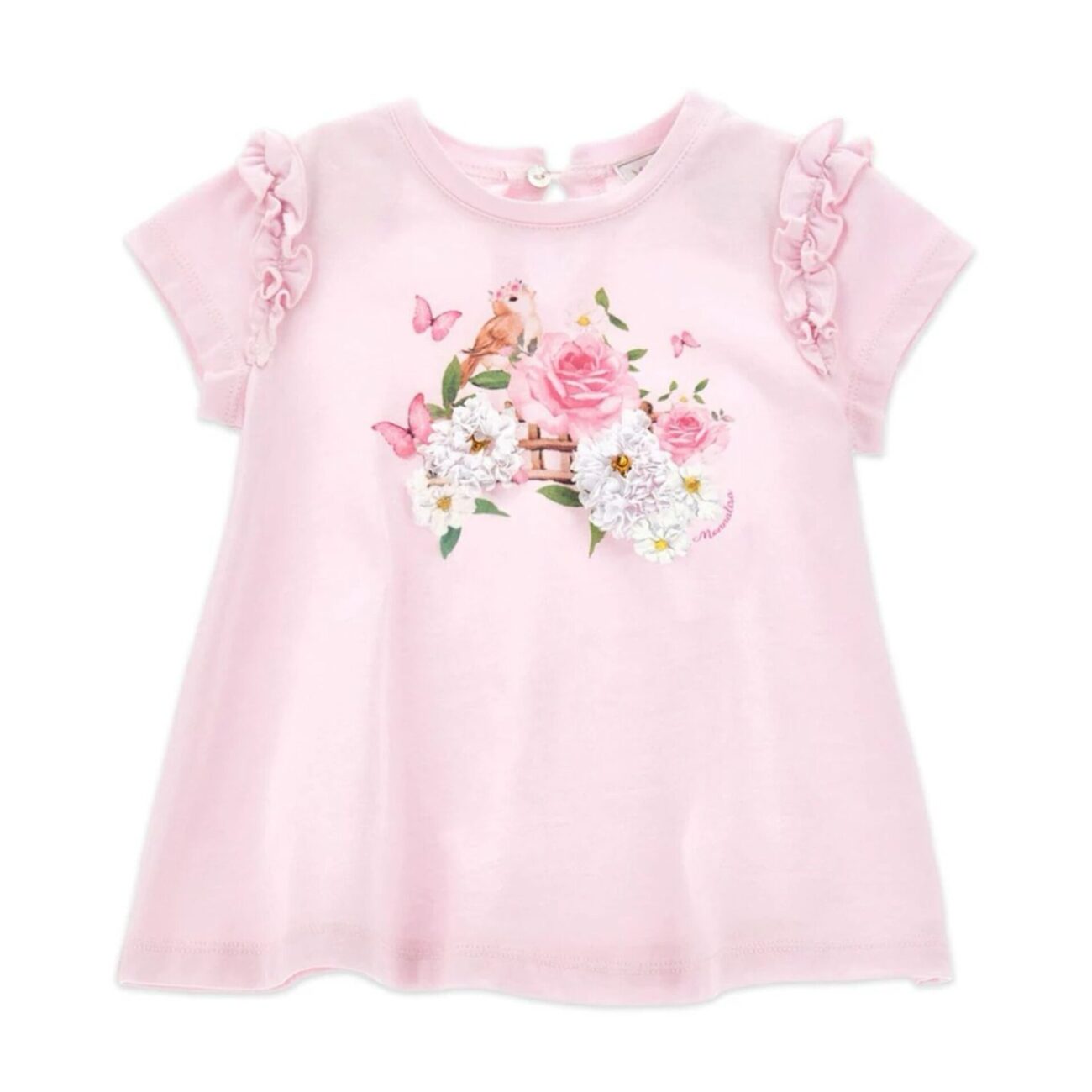 MONNALISA - T Shirt mit Blumen Print