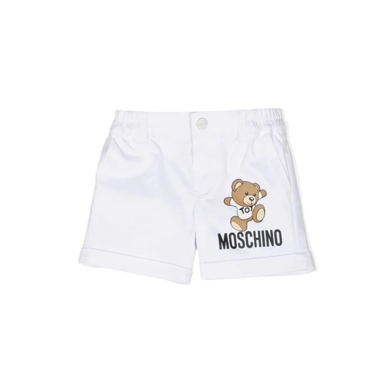 MOSCHINO - Shorts in weiß mit Teddy