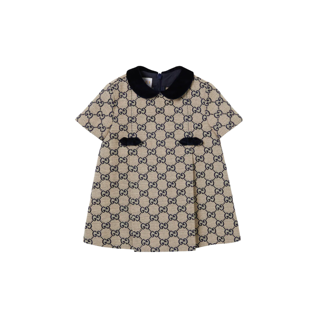 GUCCI - BABY Kleid mit GG Muster