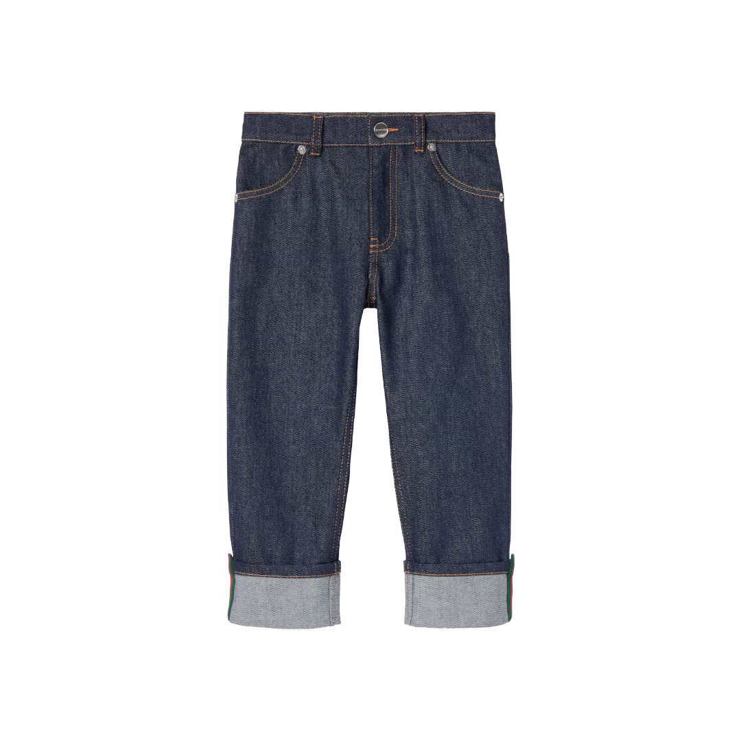 GUCCI - Jeans mit Web-Streifen