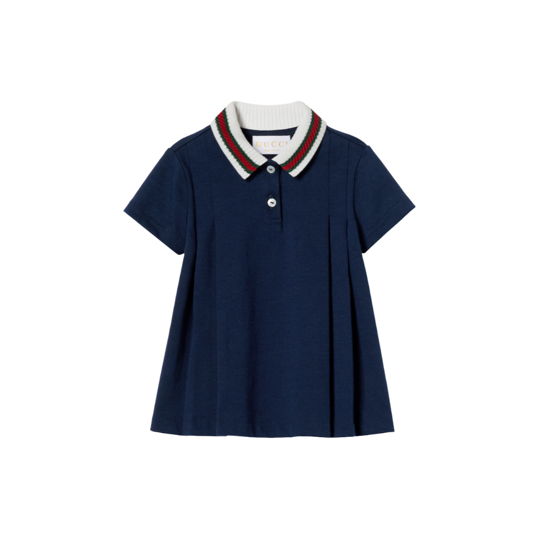 GUCCI - Baby Kleid mit Webstreifen