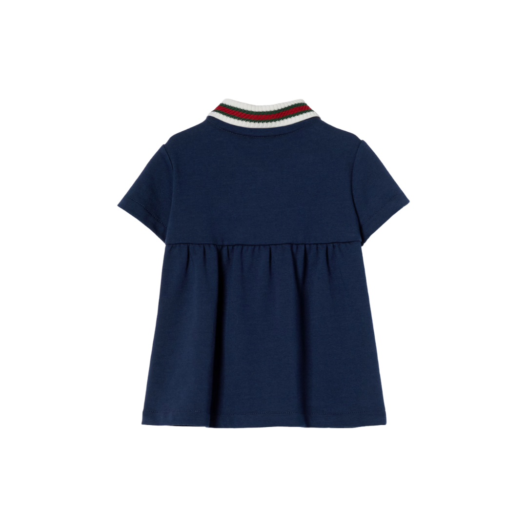 GUCCI - Baby Kleid mit Webstreifen – Bild 2
