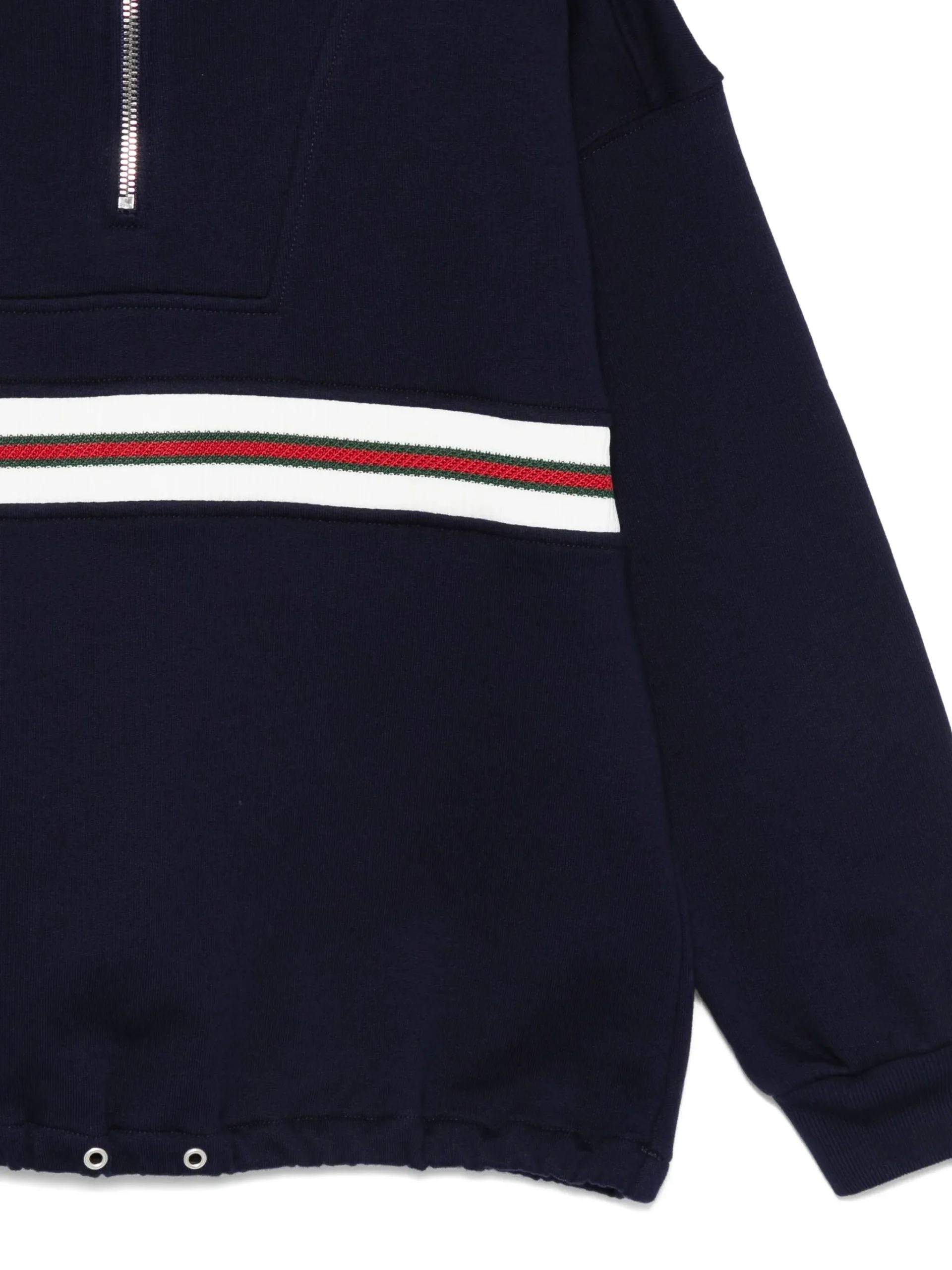 Gucci Hoodie mit kurzem Reißverschluss – Bild 2