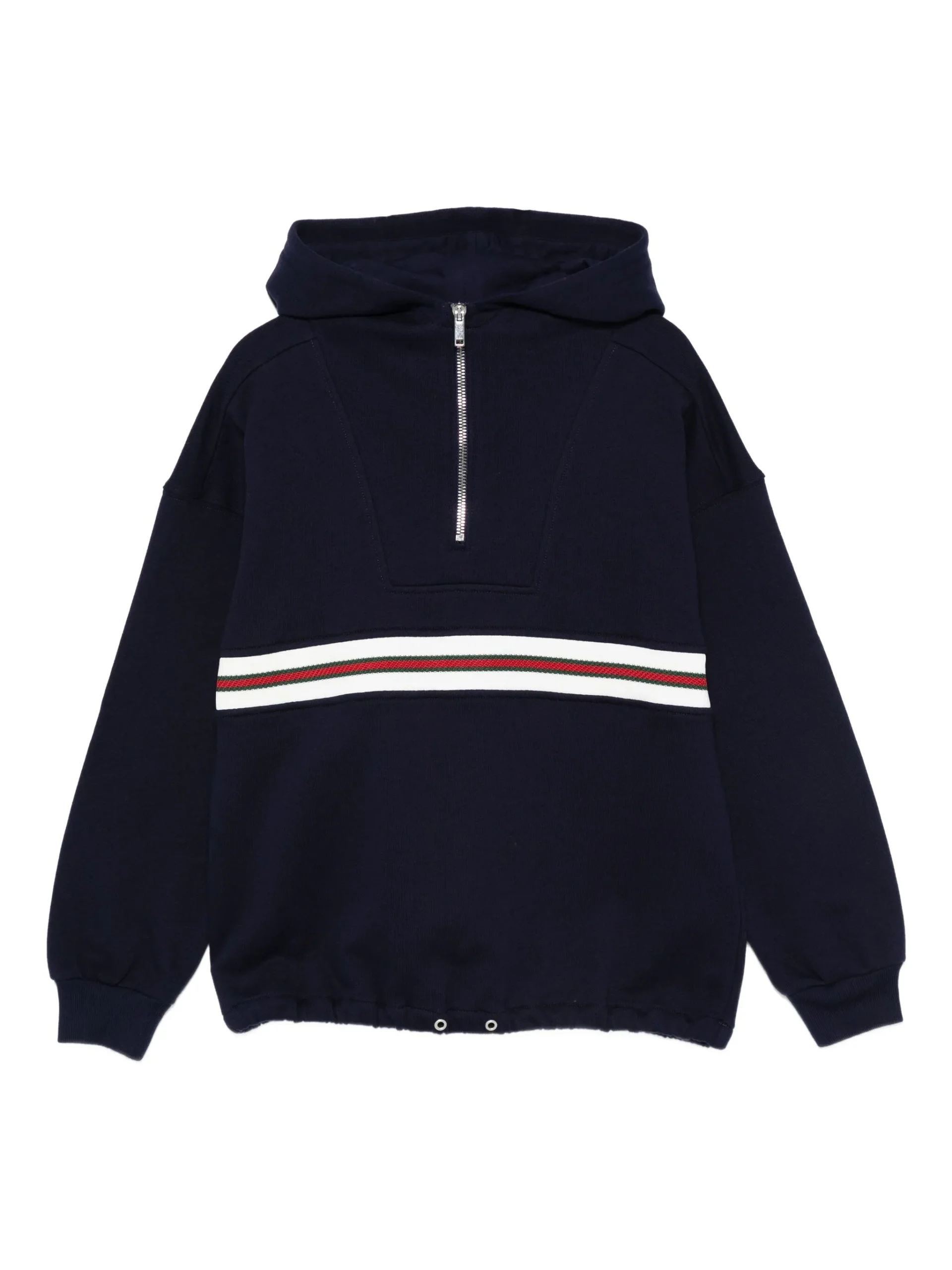 Gucci Hoodie mit kurzem Reißverschluss